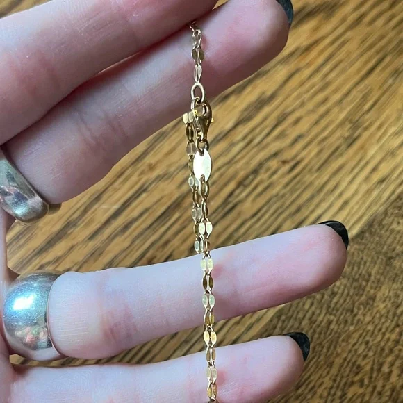 Vintage Elegant Designer 925 Sterling Silver Gold Tone Chain Twist Bracelet 7” - Picture 5 of 6